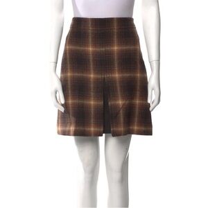 Burberry London Lambswool Mini Skirt